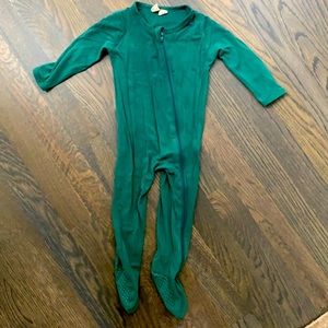 Kyte baby green 6-12 mos footie pajamas